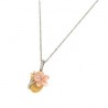 Misis Necklace with pink mother of pearl flowers