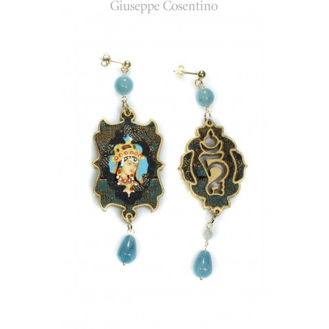 Lebole earrings INDIAN LITTLE SMOKED Lebole earrings INDIAN LITTLE SMOKED