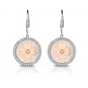 Mediterraneo small quatrefoil rose earrings