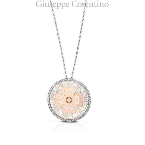Mediterraneo collana quadrifoglio rosè piccoli Mediterraneo collana quadrifoglio rosè piccoli