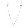Mediterraneo necklace with butterfly and zircon