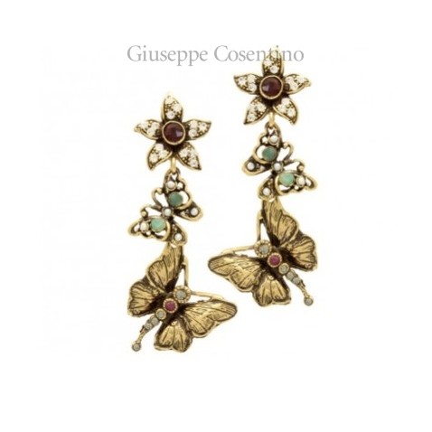 Alcozer Butterflies Earrings 