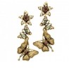 Alcozer Butterflies Earrings 