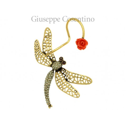 Alcozer Bdragonfly-shaped Earrings