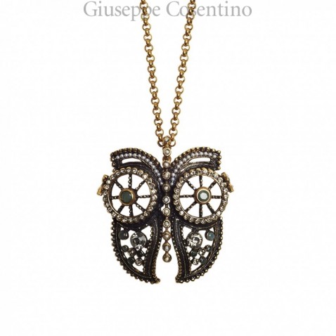 Alcozer owls necklace