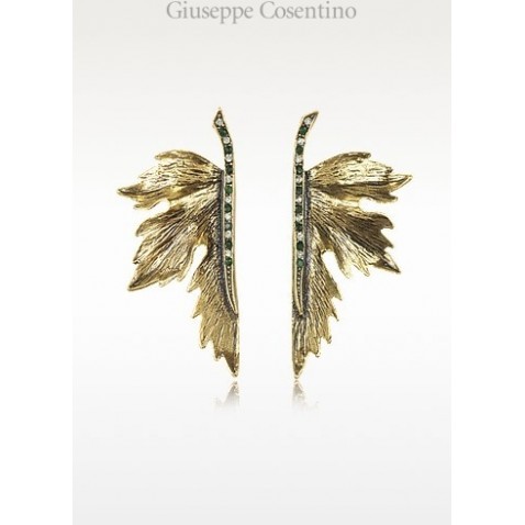 Alcozer Earrings leaves Alcozer Earrings leaves