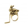 Alcozer ring with rabbit and carrot