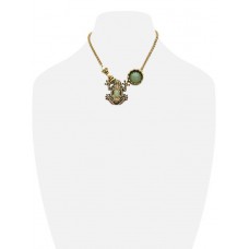 Alcozer necklace with frog