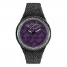 Braccialini, WATCH COLOUR TOUCH HEARTS PURPLE / BLACK