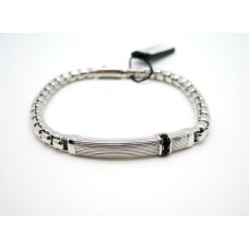 Bracciale Zancan Cosmopolitan Collection Argento 925 e spinelli neri