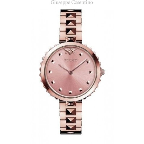 Clock Woman Pinko steel rose