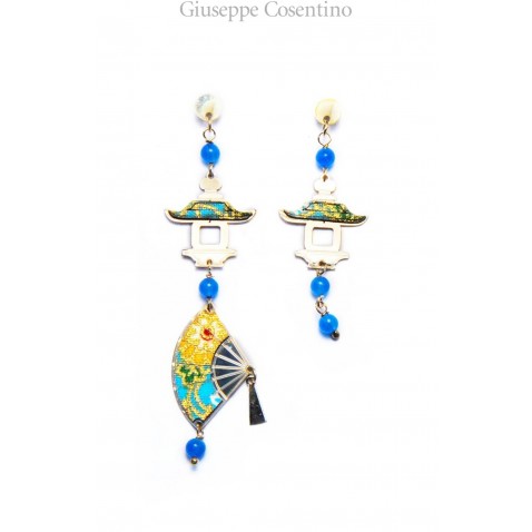 LEBOLE, ventaglio mini azzurro LEBOLE, ventaglio mini azzurro
