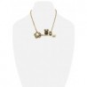 Alcozer Necklace "Owls on key"