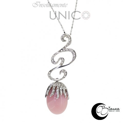 gold pendant with opal and diamonds gold pendant with opal and diamonds