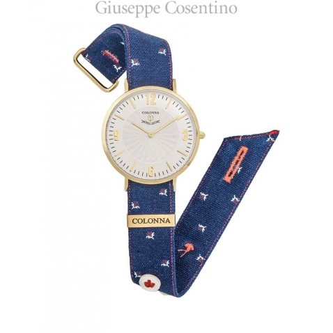 Orologio jeans micro fantasia