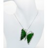 gold pendant jade, emeralds and diamonds