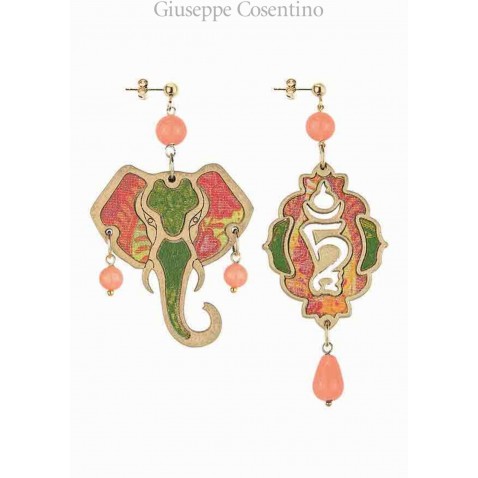 Lebole, Bonheur Elephant Earrings