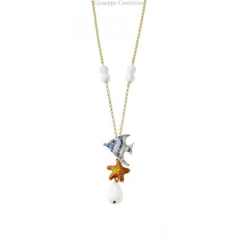 Misis ISLA MUJERES, Fish Necklace Misis ISLA MUJERES, Fish Necklace