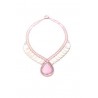 Ziio, розовое ожерелье