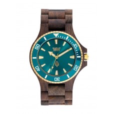 WATCH WEWOOD - DATE MB Choco Rough Emerald