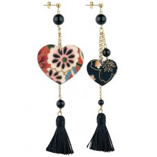 Lebole, Kokoro Black earrings