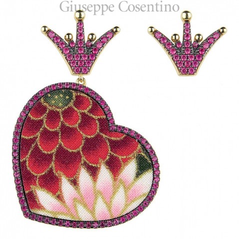 Lebole, Kokoro Must red big earrings Lebole, Kokoro Must red big earrings