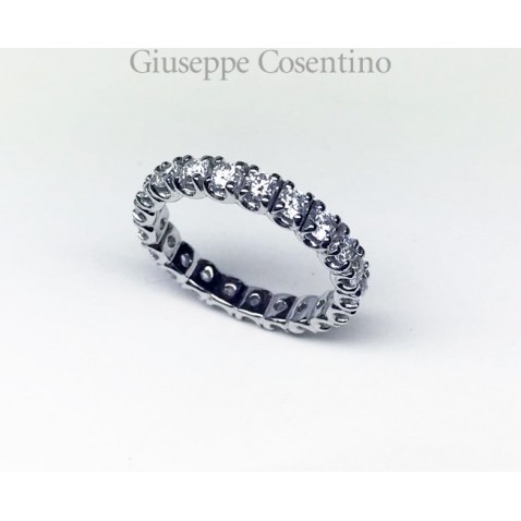 Eternity round ring