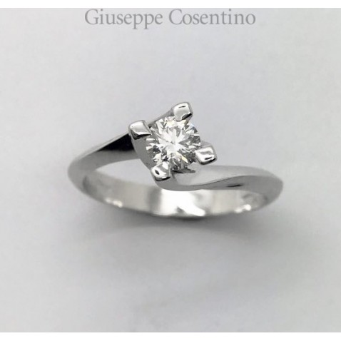 Valentino Solitaire Ring with Diamond - Artlinea S.r.l.