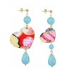 Lebole, Kokoro light blue earrings