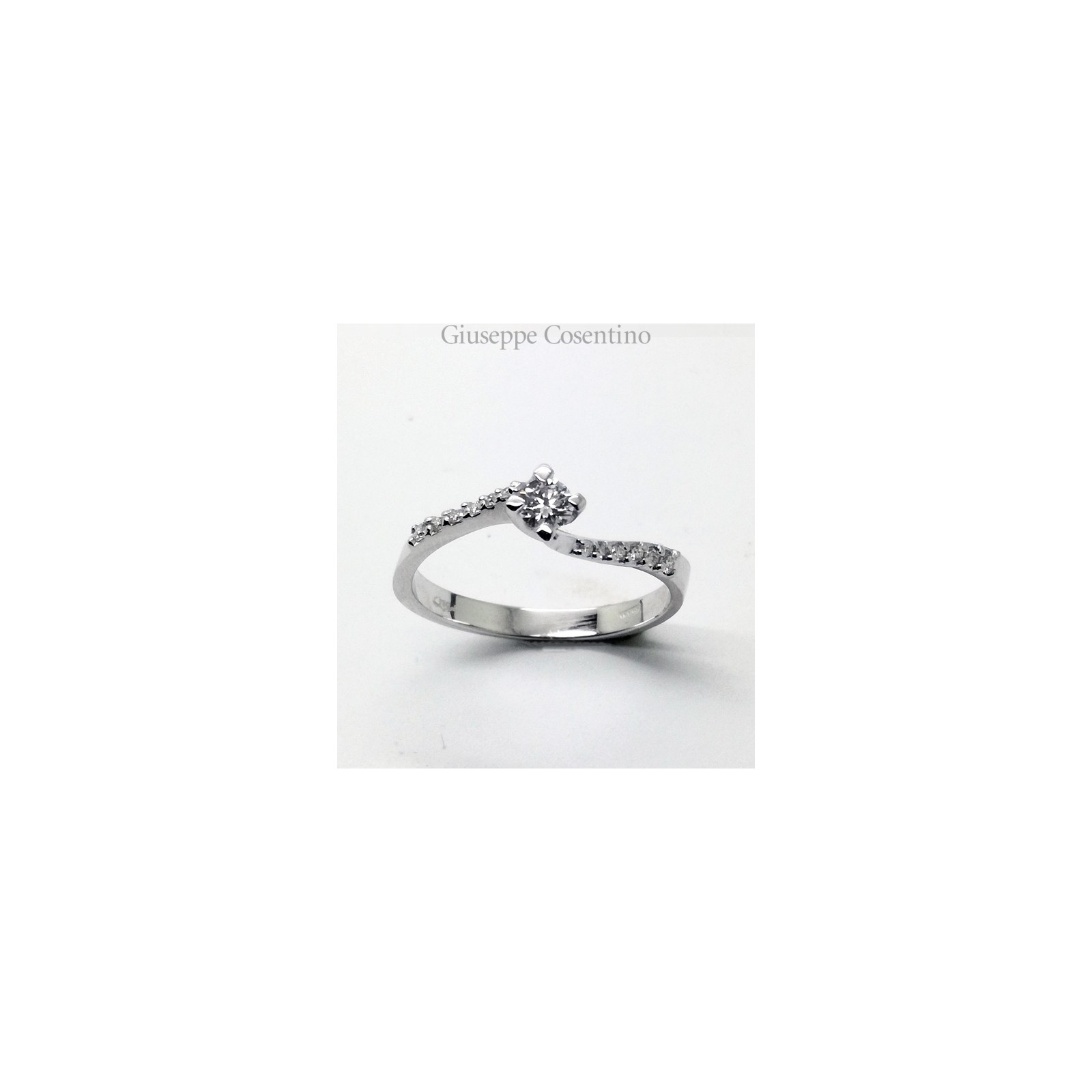 Valentino Solitaire Ring with Diamond - Artlinea S.r.l.