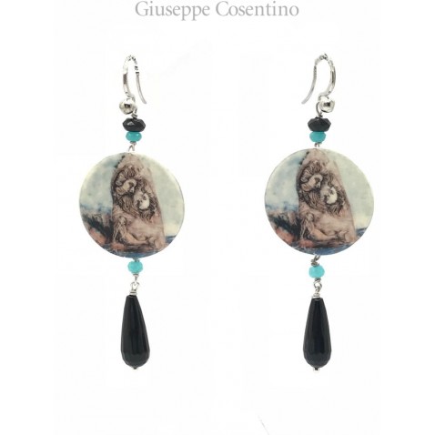 "Pizzomunno & Cristalda" earrings