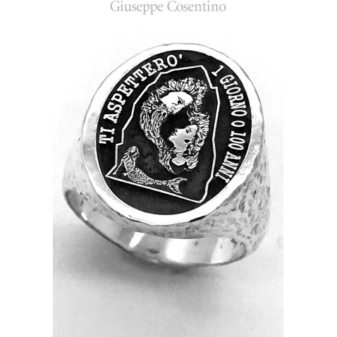 "Pizzomunno & Cristalda" ring