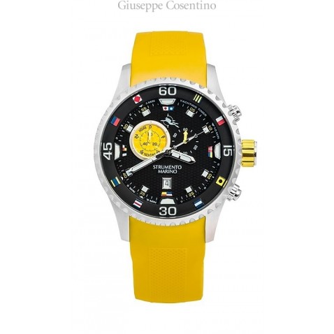 Orologio Porto cervo STRUMENTO MARINO giallo