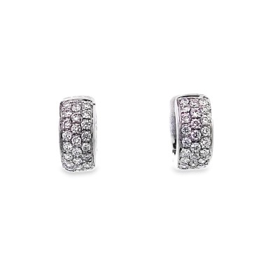 Cerchi con Diamanti Naturali 0,62 ct in oro bianco