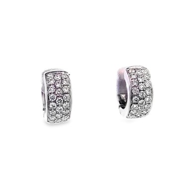 Cerchi con Diamanti Naturali 0,62 ct in oro bianco