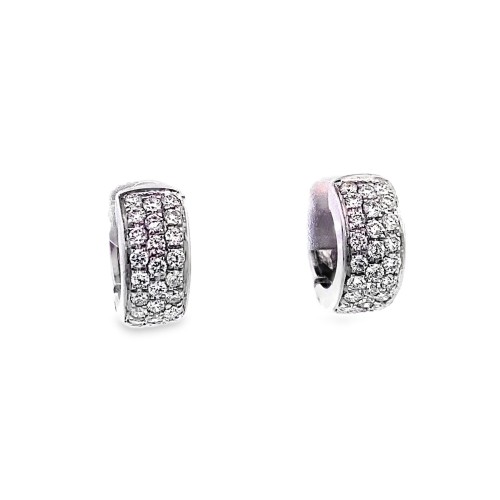 Cerchi con Diamanti Naturali 0,62 ct in oro bianco