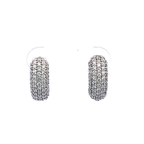 Cerchio con Diamanti Naturali 1,04 ct in oro bianco