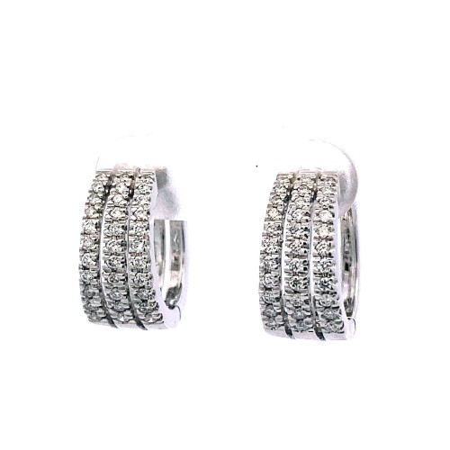 Cerchi con Diamanti Naturali 0,59 ct in oro bianco