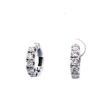 Cerchi con Diamanti Naturali 0,91 ct in oro bianco