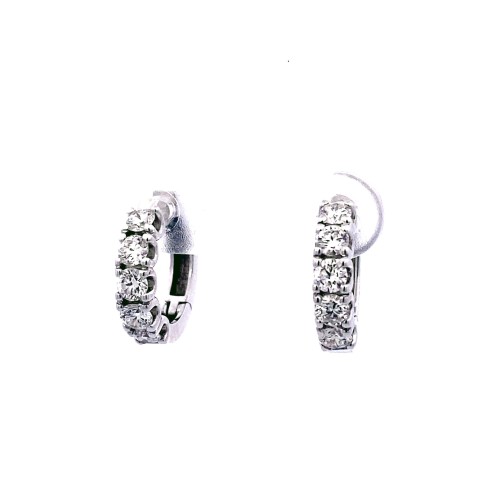 Cerchi con Diamanti Naturali 0,91 ct in oro bianco