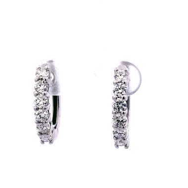 Cerchi con Diamanti Naturali 1,14 ct in oro bianco
