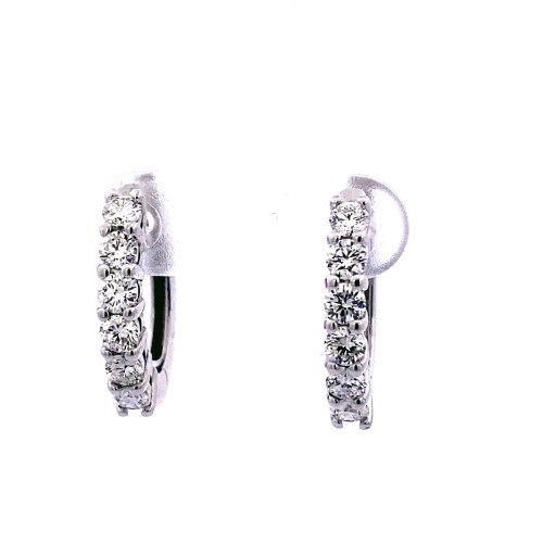 Cerchi con Diamanti Naturali 1,14 ct in oro bianco