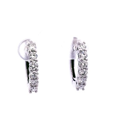 Cerchi con Diamanti Naturali 1,14 ct in oro bianco