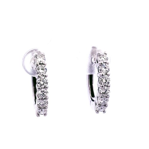 Cerchi con Diamanti Naturali 1,14 ct in oro bianco