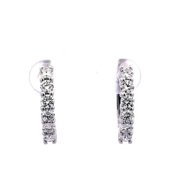 Cerchi con Diamanti Naturali 1,14 ct in oro bianco