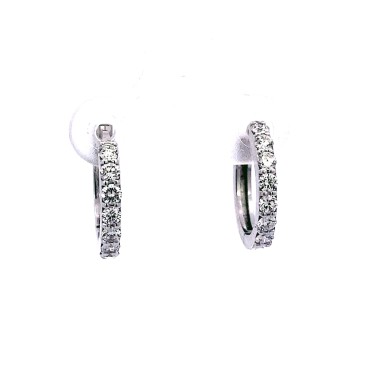 Cerchi con Diamanti Naturali 0,53 ct in oro bianco