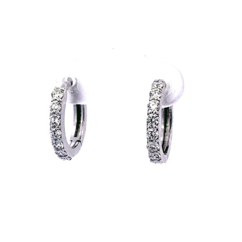 Cerchi con Diamanti Naturali 0,53 ct in oro bianco