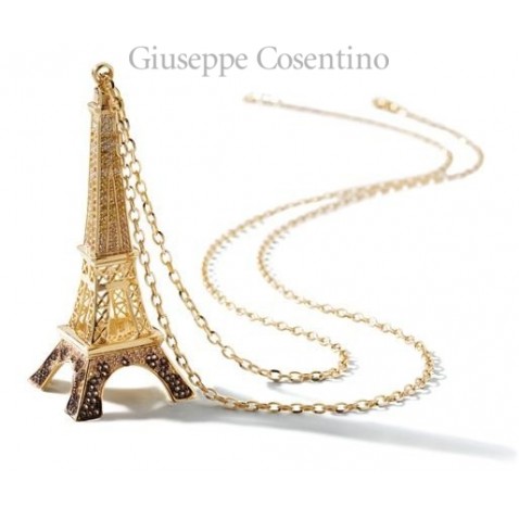 Collana in argento placcato oro 18kt Misis