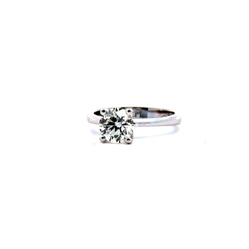 Anello Solitario con Diamante Naturale 1,50 ct, Certificato IGI