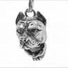 Pendant depicting pitbull in 925